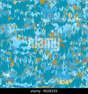 Ikat similar pattern. Fancy textile design. Vector illustration in ethnic style. Stock Vector