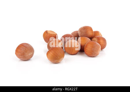 nuts filberts isolated on a white background Stock Photo