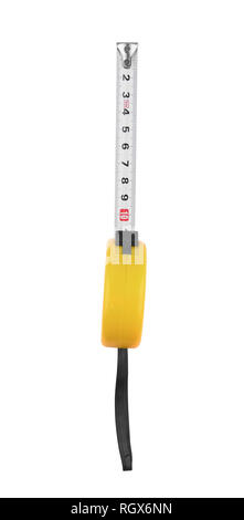 Yellow roulette isolated on a white background Stock Photo