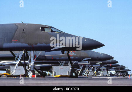 United States Air Force B1-B Supersonic bomber. Stock Photo