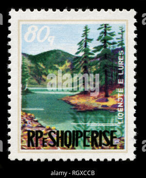 Postage stamp from Albania in the Definitives: Culture, Art, Landscapes series issued in 1973 Stock Photo