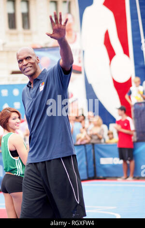 Robert Parish. Basket NBA star. Stock Photo