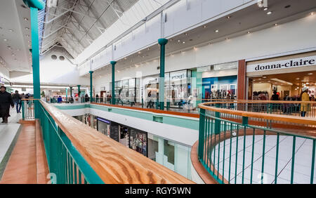 Johannesburg, South Africa - July 05 2011: Inside Interior of Alberton City Mall in Johannesburg Stock Photo