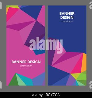 Abstract Modern Banner Background Design Vector Template Stock Vector