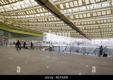 Le Canopee from les Halles shopping mall. Paris, January 27th, 2019 Stock Photo