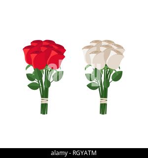 Bouquets of roses Stock Vector