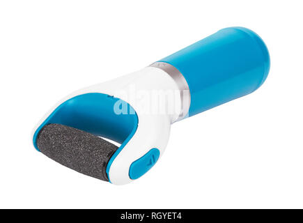Electric roller nail file to remove rough skin Stock Photo