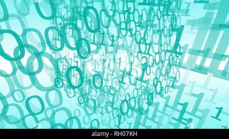 Random numbers binary code abstract backdrop vector Stock Vector