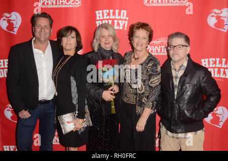 Hollywood, Ca. 30th Jan, 2019. Jimmy Van Patten, Connie Needham, Dianne Kay, Laurie Walters, Adam Rich at the Hello Dolly! Los Angeles Premiere at Pantages Theater on January 30, 2019 in Hollywood, California. Credit: David Edwards/Media Punch/Alamy Live News