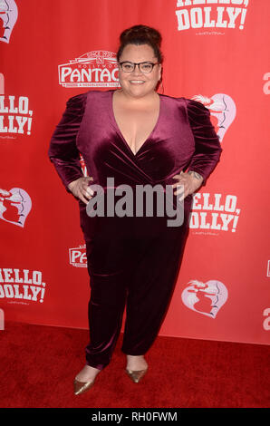 Hollywood, Ca. 30th Jan, 2019. Keala Settle at the Hello Dolly! Los Angeles Premiere at Pantages Theater on January 30, 2019 in Hollywood, California. Credit: David Edwards/Media Punch/Alamy Live News Stock Photo