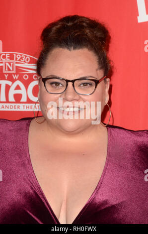 Hollywood, Ca. 30th Jan, 2019. Keala Settle at the Hello Dolly! Los Angeles Premiere at Pantages Theater on January 30, 2019 in Hollywood, California. Credit: David Edwards/Media Punch/Alamy Live News
