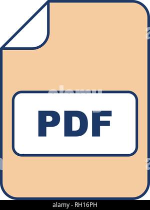 PDF Vector Icon Sign Icon Vector Illustration For Personal And Commercial Use... Clean Look Trendy Icon... Stock Vector