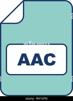 AAC Vector Icon Sign Icon Vector Illustration For Personal And Commercial Use... Clean Look Trendy Icon... Stock Vector