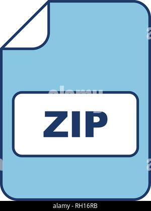 ZIP Vector Icon Sign Icon Vector Illustration For Personal And Commercial Use... Clean Look Trendy Icon... Stock Vector