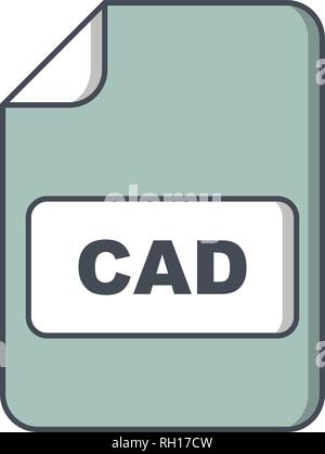 CAD Vector Icon Sign Icon Vector Illustration For Personal And Commercial Use... Clean Look Trendy Icon... Stock Vector
