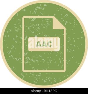 AAC Vector Icon Sign Icon Vector Illustration For Personal And Commercial Use... Clean Look Trendy Icon... Stock Vector