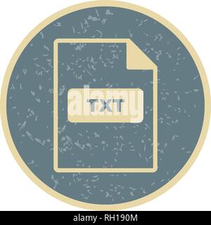 TXT Vector Icon Sign Icon Vector Illustration For Personal And Commercial Use... Clean Look Trendy Icon... Stock Vector