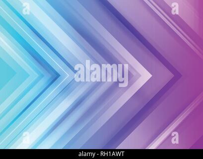 Abstract technology corporate arrows blue and purple gradients background. Vector illustration Stock Vector