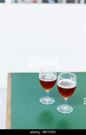 Beer tasting, Birrificio Milano Stock Photo