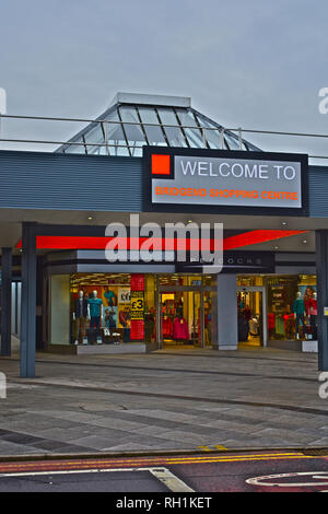 Bridgend Shopping Centre in Brackla Street, Bridgend, S.Wales UK Stock Photo