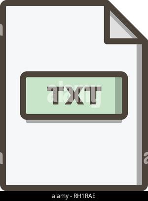 TXT Vector Icon Sign Icon Vector Illustration For Personal And Commercial Use... Clean Look Trendy Icon... Stock Vector