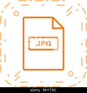 JPG Vector Icon Sign Icon Vector Illustration For Personal And Commercial Use... Clean Look Trendy Icon... Stock Vector