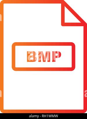 BMP Vector Icon Sign Icon Vector Illustration For Personal And Commercial Use... Clean Look Trendy Icon... Stock Vector