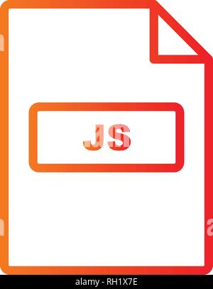 JS Vector Icon Sign Icon Vector Illustration For Personal And Commercial Use... Clean Look Trendy Icon... Stock Vector