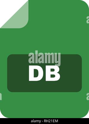 DB Vector Icon Sign Icon Vector Illustration For Personal And Commercial Use... Clean Look Trendy Icon... Stock Vector