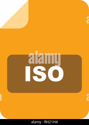 ISO Vector Icon Sign Icon Vector Illustration For Personal And Commercial Use... Clean Look Trendy Icon... Stock Vector