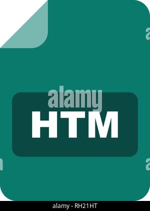HTM Vector Icon Sign Icon Vector Illustration For Personal And Commercial Use... Clean Look Trendy Icon... Stock Vector