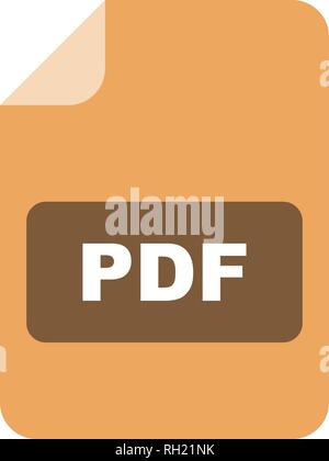 PDF Vector Icon Sign Icon Vector Illustration For Personal And Commercial Use... Clean Look Trendy Icon... Stock Vector