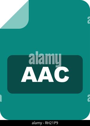 AAC Vector Icon Sign Icon Vector Illustration For Personal And Commercial Use... Clean Look Trendy Icon... Stock Vector