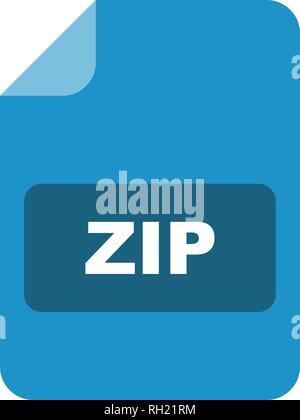 ZIP Vector Icon Sign Icon Vector Illustration For Personal And Commercial Use... Clean Look Trendy Icon... Stock Vector