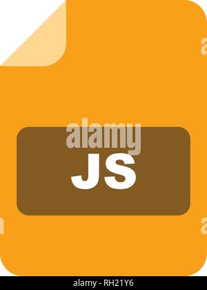 JS Vector Icon Sign Icon Vector Illustration For Personal And Commercial Use... Clean Look Trendy Icon... Stock Vector