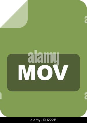 MOV Vector Icon Sign Icon Vector Illustration For Personal And Commercial Use... Clean Look Trendy Icon... Stock Vector