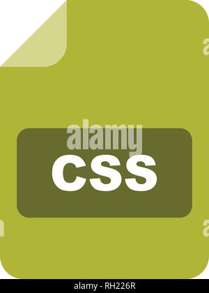 CSS Vector Icon Sign Icon Vector Illustration For Personal And Commercial Use... Clean Look Trendy Icon... Stock Vector