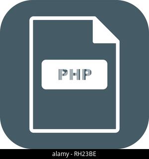 PHP Vector Icon Sign Icon Vector Illustration For Personal And Commercial Use... Clean Look Trendy Icon... Stock Vector