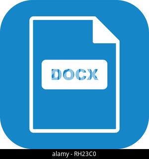 DOCX Vector Icon Sign Icon Vector Illustration For Personal And Commercial Use... Clean Look Trendy Icon... Stock Vector