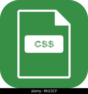 CSS Vector Icon Sign Icon Vector Illustration For Personal And Commercial Use... Clean Look Trendy Icon... Stock Vector