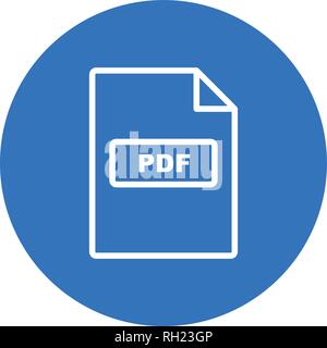 PDF Vector Icon Sign Icon Vector Illustration For Personal And Commercial Use... Clean Look Trendy Icon... Stock Vector