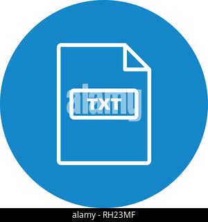 TXT Vector Icon Sign Icon Vector Illustration For Personal And Commercial Use... Clean Look Trendy Icon... Stock Vector