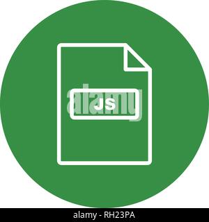 JS Vector Icon Sign Icon Vector Illustration For Personal And Commercial Use... Clean Look Trendy Icon... Stock Vector
