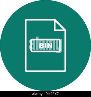 BIN Vector Icon Sign Icon Vector Illustration For Personal And Commercial Use... Clean Look Trendy Icon... Stock Vector