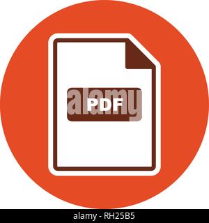 PDF Vector Icon Sign Icon Vector Illustration For Personal And Commercial Use... Clean Look Trendy Icon... Stock Vector