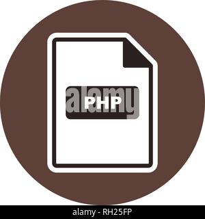 PHP Vector Icon Sign Icon Vector Illustration For Personal And Commercial Use... Clean Look Trendy Icon... Stock Vector