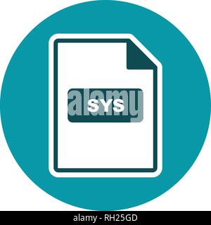 SYS Vector Icon Sign Icon Vector Illustration For Personal And Commercial Use... Clean Look Trendy Icon... Stock Vector