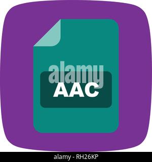 AAC Vector Icon Sign Icon Vector Illustration For Personal And Commercial Use... Clean Look Trendy Icon... Stock Vector