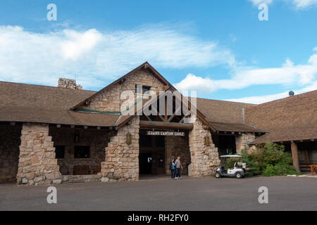 The Grand Canyon Lodge, North Rim, Grand Canyon National Park, Arizona, United States. Stock Photo