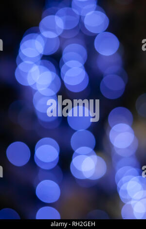Blue lights bokeh background. Blue rounds of lights bokeh Stock Photo ...